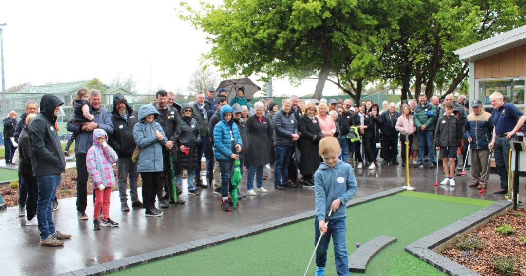 Lions Mini Golf Opening